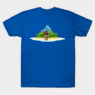 Desert island and pirate T-Shirt